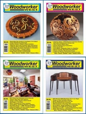 Обложка к Woodworker West . Подшивка за 2017 год