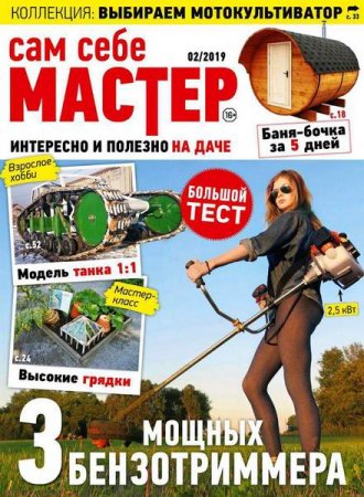 Обложка к Сам себе мастер №2 (март-апрель 2019)
